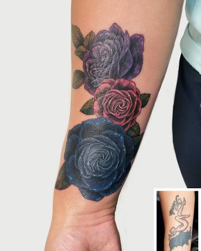 Explore cosmic tattoo ideas, creative tattoo ideas in Sunnyvale, available at Greego tattoo