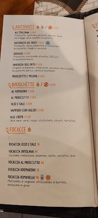 Pizzeria Il Gusto dei Frati à Campagnano di Roma menu