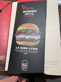 Goiko à Lyon menu