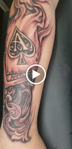 Explore letter e tattoo ideas, creative tattoo ideas in Los Angeles, available at South Central Tattoos