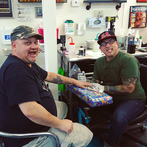 Explore walking dead tattoo ideas, creative tattoo ideas in Redding, available at Caddy Daddys