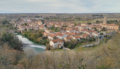 Point de vue à Rieux-Volvestre