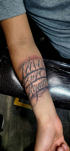Explore dc comic tattoo ideas, creative tattoo ideas in Yakima, available at Wallflower Body Piercing & Crazy Ink Tattoo