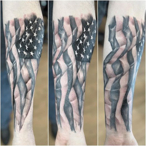 Explore traditional forearm tattoo ideas, creative tattoo ideas in Wappingers Falls, available at Graceland Tattoo