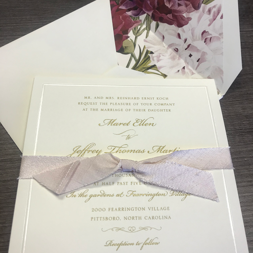 Invitation Printing Service «The Write Image», reviews and photos, 1251 Kildaire Farm Rd, Cary, NC 27511, USA