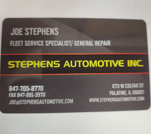 Auto Repair Shop «Stephens Automotive, Inc», reviews and photos, 673 W Colfax St, Palatine, IL 60067, USA