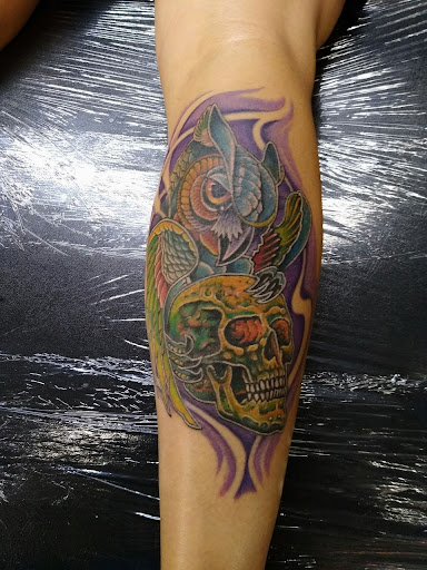 Explore flower sleeve tattoo ideas, creative tattoo ideas in Redding, available at DEADLIFT TATTOO