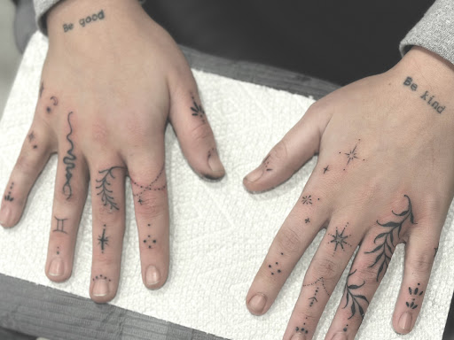 Explore upper back tattoo ideas, creative tattoo ideas in Springfield, available at Triumph Tattoo