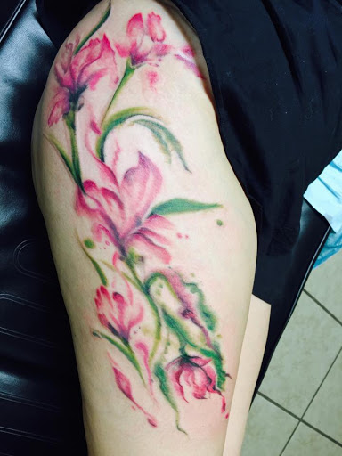 Explore mastectomy tattoo ideas, creative tattoo ideas in Albuquerque, available at Tattoosbyfrankieg
