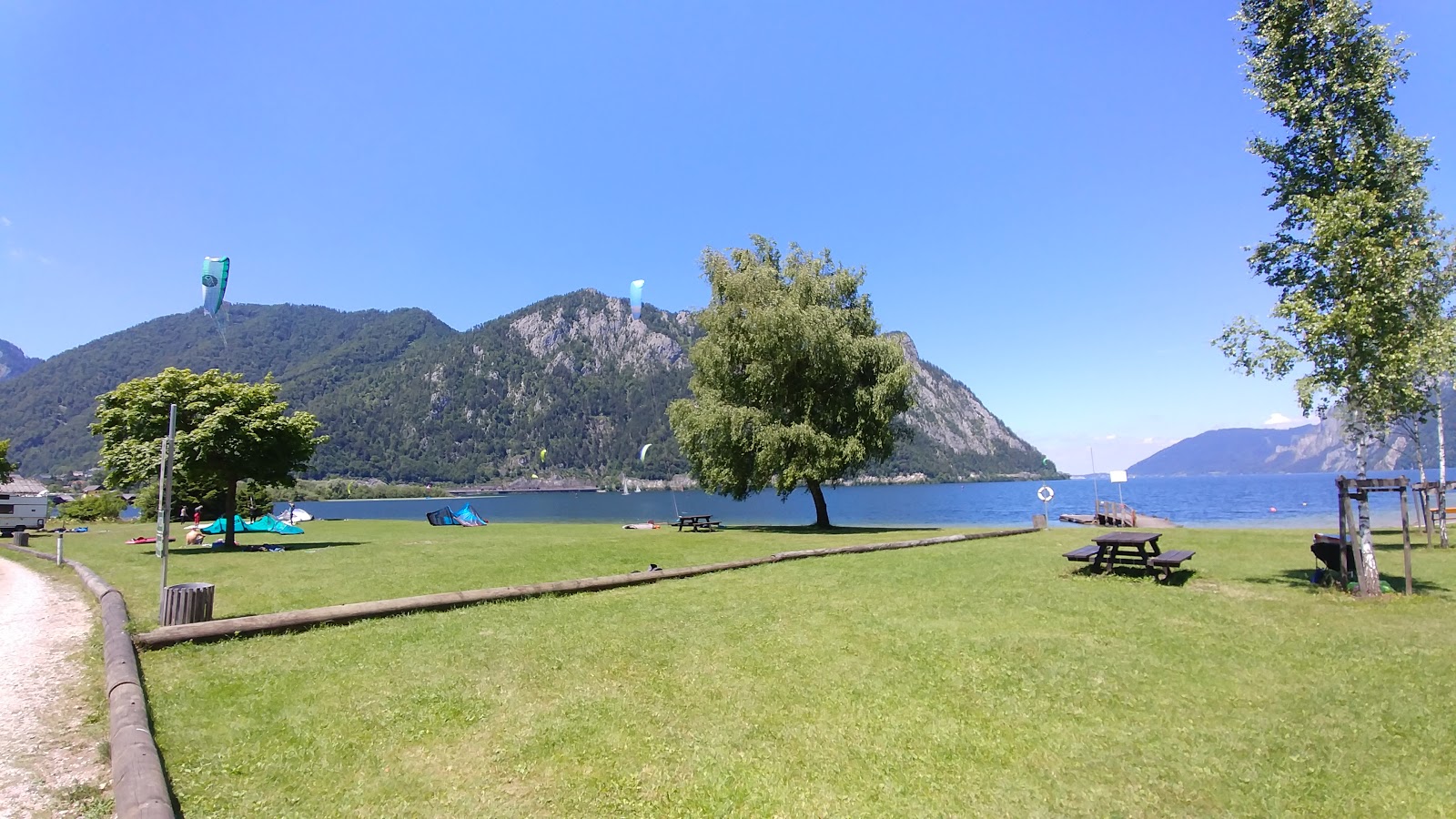 Foto av Badeplatz Rindbach Strand med rak strand