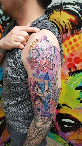 Explore snake tattoo ideas for guys, creative tattoo ideas in Fresno, available at Happy Client Tattoo