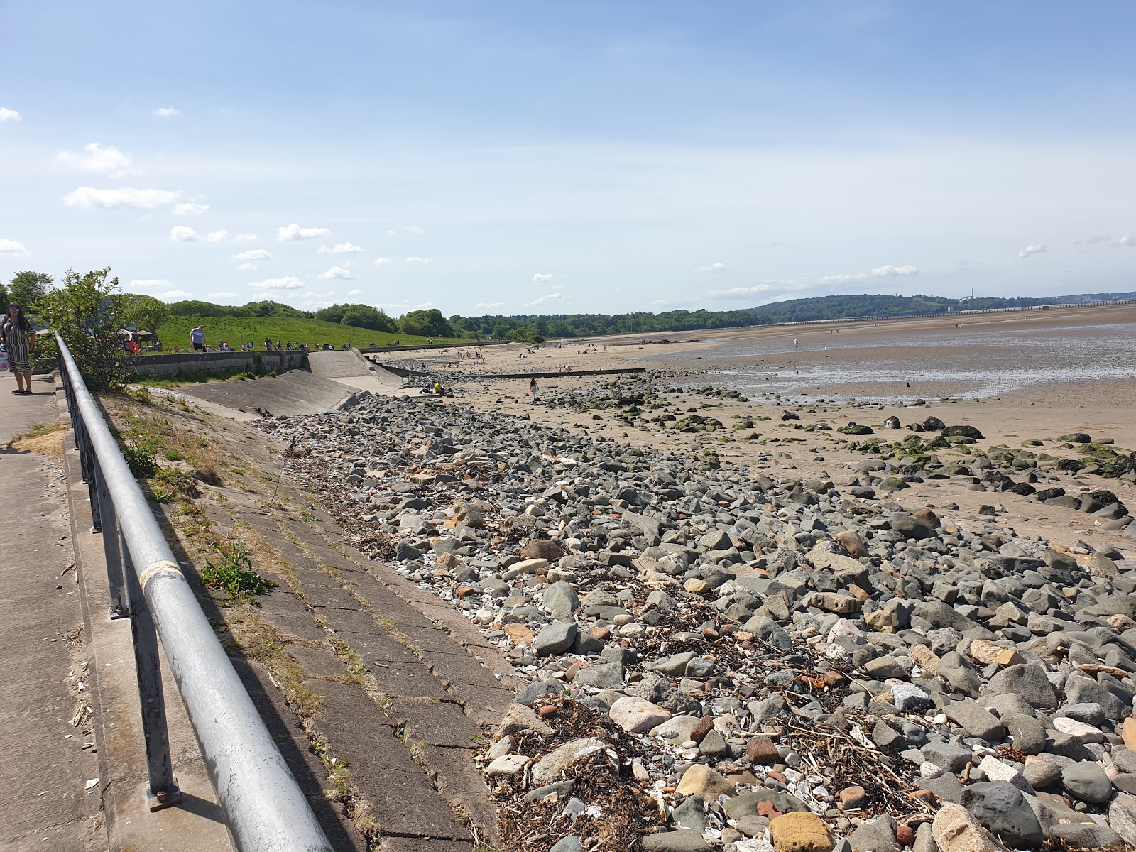 Foto van Silverknowes Strand en de nederzetting