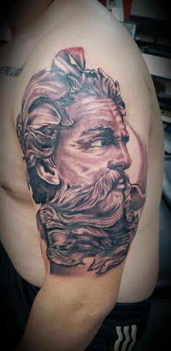 Explore mens christian tattoo ideas, creative tattoo ideas in Garden Grove, available at Dr. Tattoo Studio