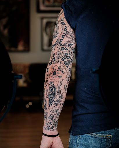 Explore lace tattoo ideas, creative tattoo ideas in Vancouver, available at Hopeless Tattoo & Piercing