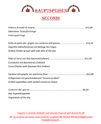 Menu du Pizza House St. Jakob à St. Jakob