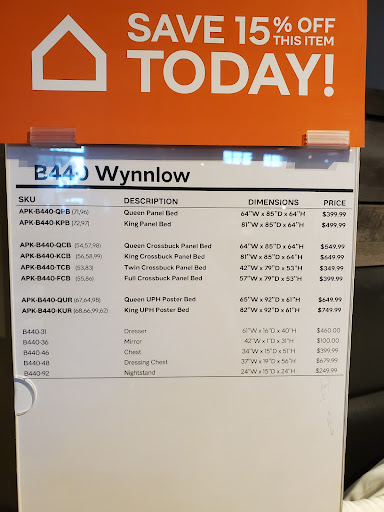 Furniture Store «Ashley HomeStore», reviews and photos, 2400 W International Speedway Blvd, Daytona Beach, FL 32114, USA