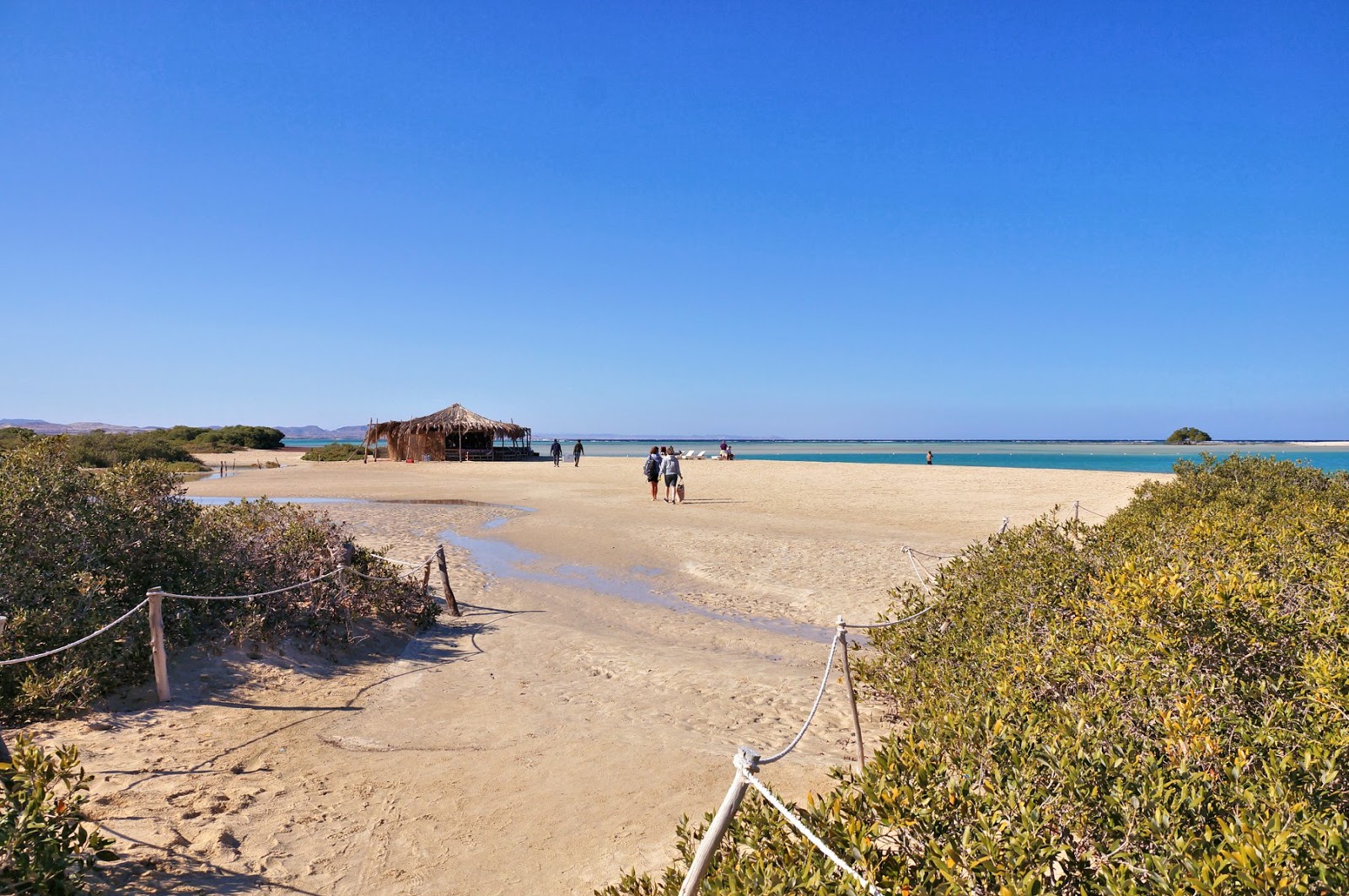 Zdjęcie Qulaan Mangrove Beach z przestronna zatoka