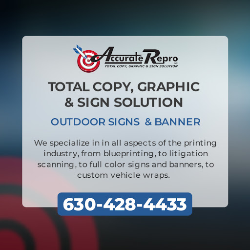 Sign Shop «Accurate Repro, Inc.», reviews and photos, 2368 Corporate Ln, Naperville, IL 60563, USA