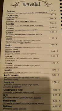 Carte du Ristorante Pizzeria Sassi Neri à Ancona