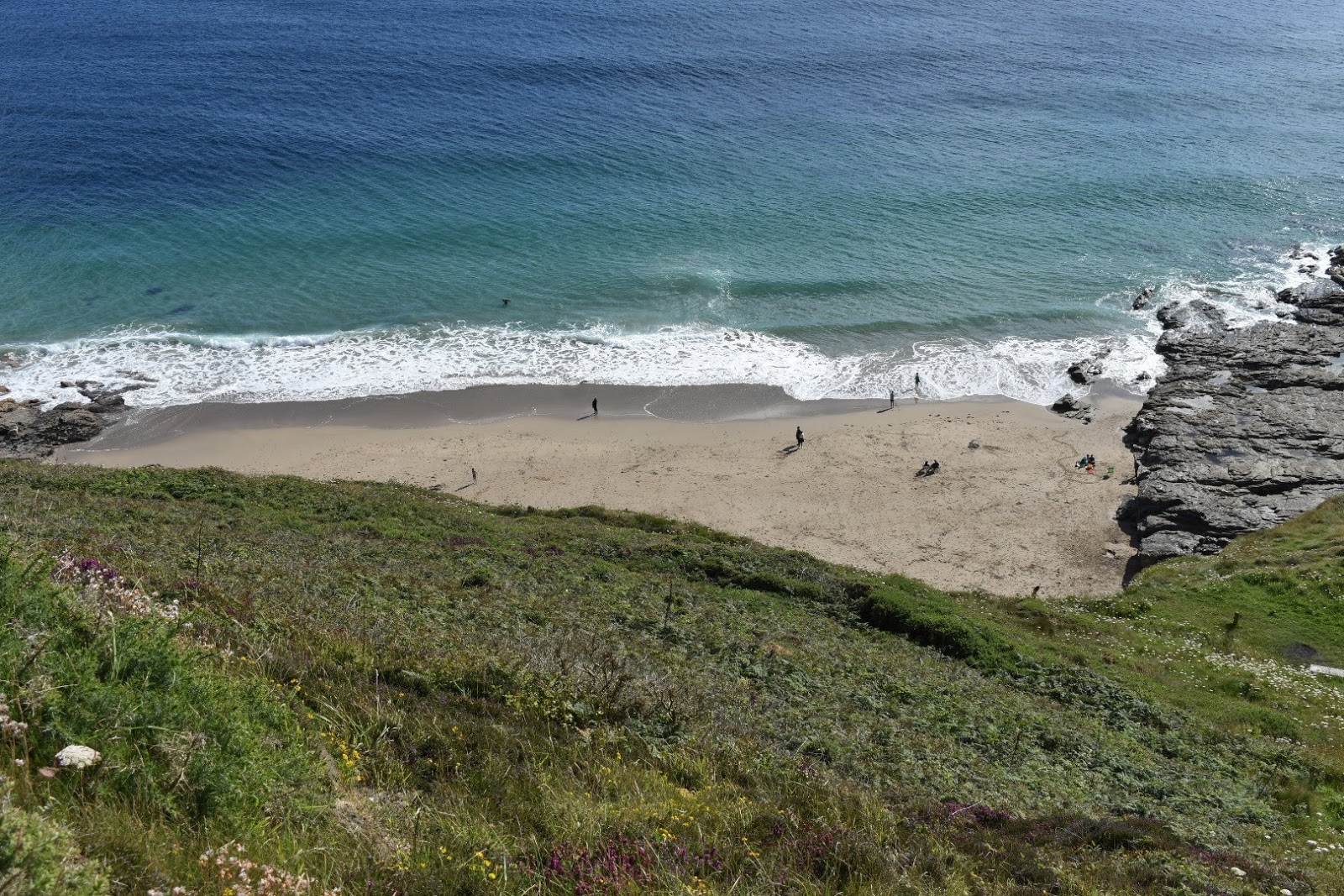 Foto van Rinsey Cove met ruim strand