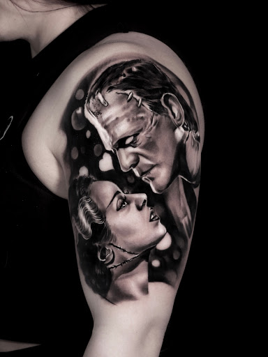 Explore horror tattoos ideas, creative tattoo ideas in Mc Kees Rocks, available at Triumphant arts tattoo studio