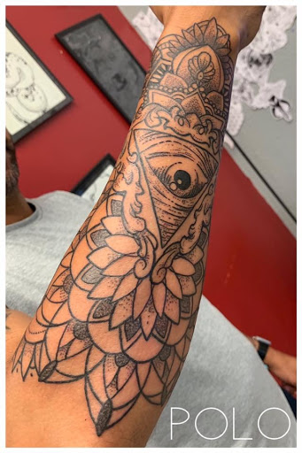 Explore side tattoo ideas, creative tattoo ideas in San Antonio, available at Twisted Tattoo