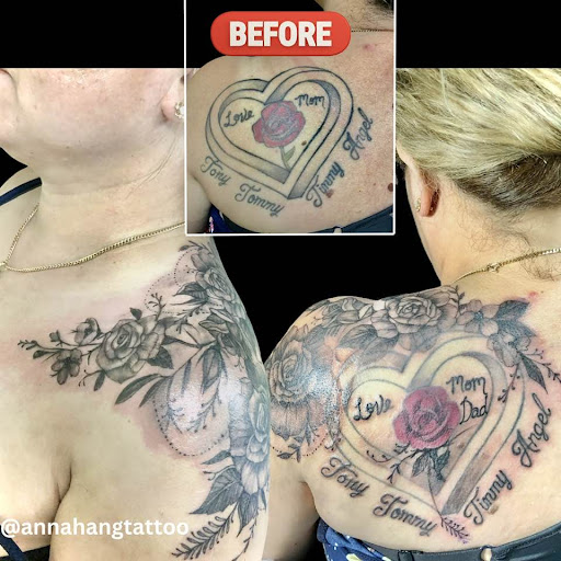 Explore heartless tattoo ideas, creative tattoo ideas in Garden Grove, available at Anna Hang Tattoo