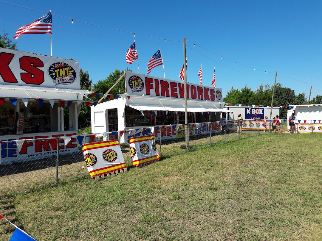 Edison Band Fireworks Stand