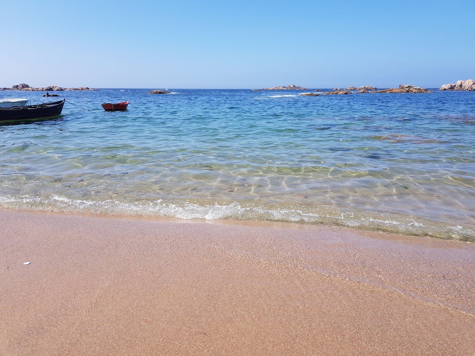 Foto van Praia de Lobeiras wilde omgeving