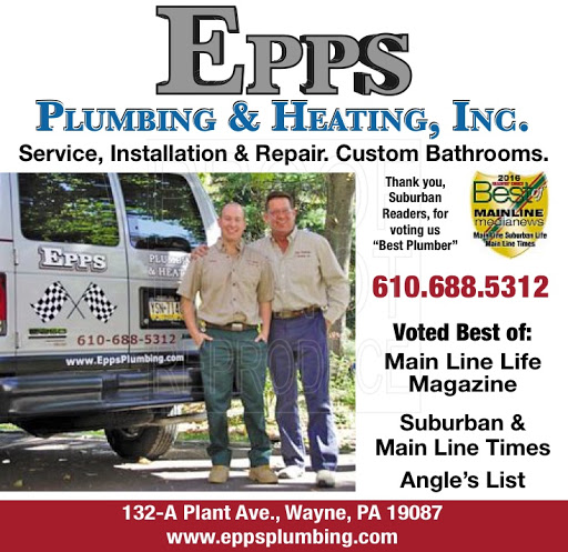 Plumber «Epps Plumbing & Heating, Inc.», reviews and photos, 132 Plant Ave, Wayne, PA 19087, USA