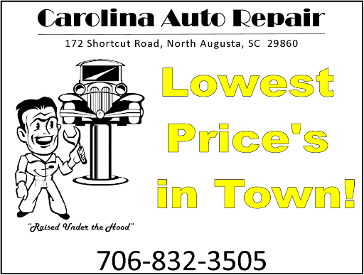 Auto Repair Shop «Carolina Auto Repair», reviews and photos, 346 Edgefield Rd, North Augusta, SC 29841, USA