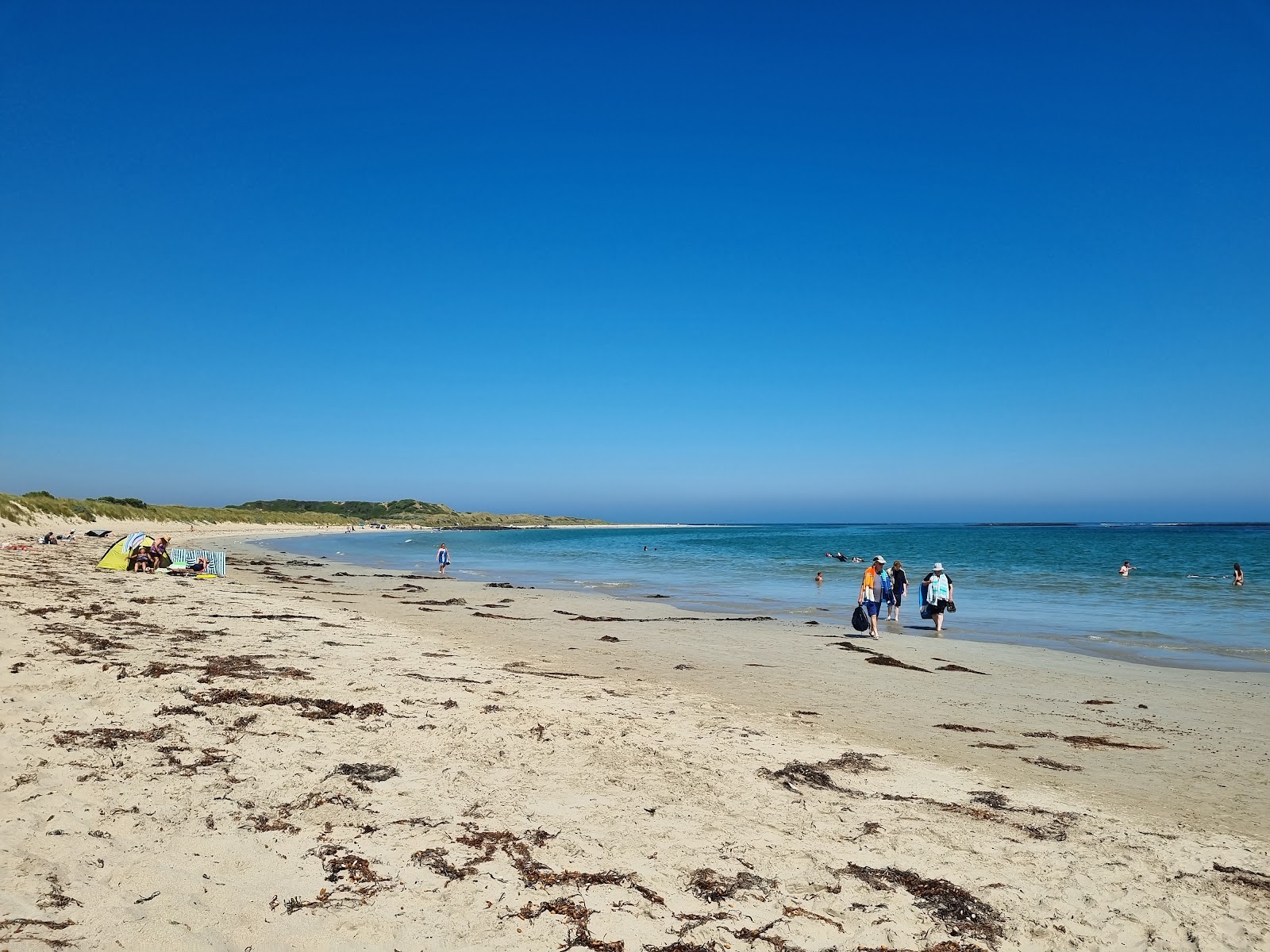 Fotografija Killarney Beach z svetel pesek površino