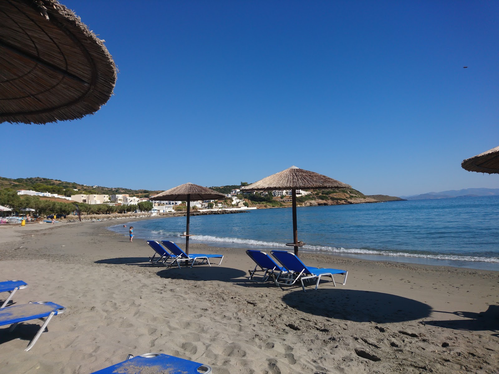Valokuva Agios Pelagia beachista. puhtaustasolla korkea