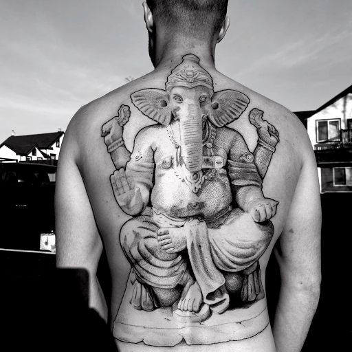 Explore cyborg tattoo ideas, creative tattoo ideas in Southampton, available at Le Uke Tattoo Studio