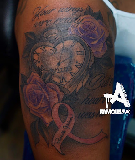 Explore cool face tattoos ideas, creative tattoo ideas in Hammond, available at Famous Ink, Inc.