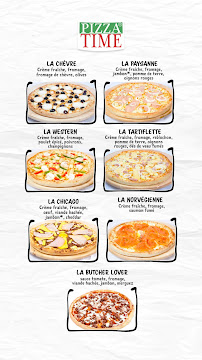 Pizza Time® Noisy-le-Sec à Noisy-le-Sec carte