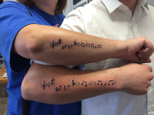 Explore 3 initial tattoo ideas, creative tattoo ideas in Nampa, available at Temptation Tattoo & Body Piercing