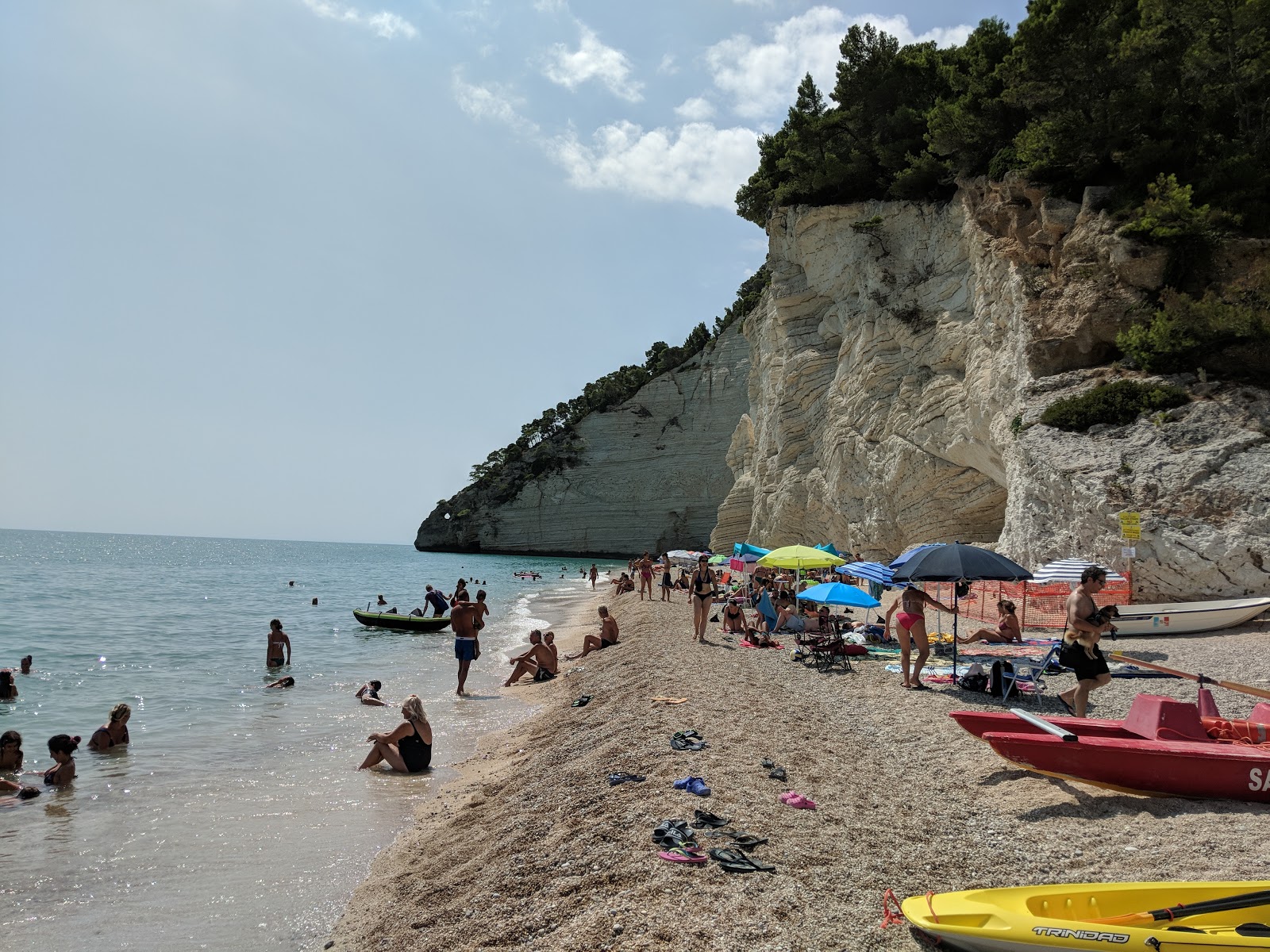 Fotografija Plaža Vignanotica nahaja se v naravnem okolju