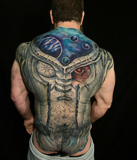 Explore footprint tattoo ideas, creative tattoo ideas in Davenport, available at Ynot Ink Studio
