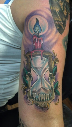 Explore memorial tattoo ideas for men, creative tattoo ideas in Linden, available at Fredricks Tattoo Gallery