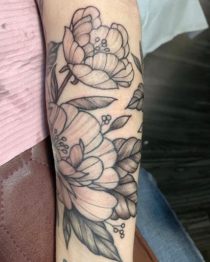 Explore unalome tattoo ideas, creative tattoo ideas in Phoenixville, available at Grace Tattoo