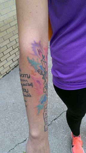 Explore self care tattoo ideas, creative tattoo ideas in Fort Dodge, available at Black Diamond Tattoo Studio