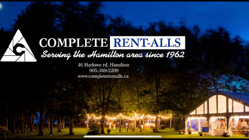 Party equipment rental service Hamilton