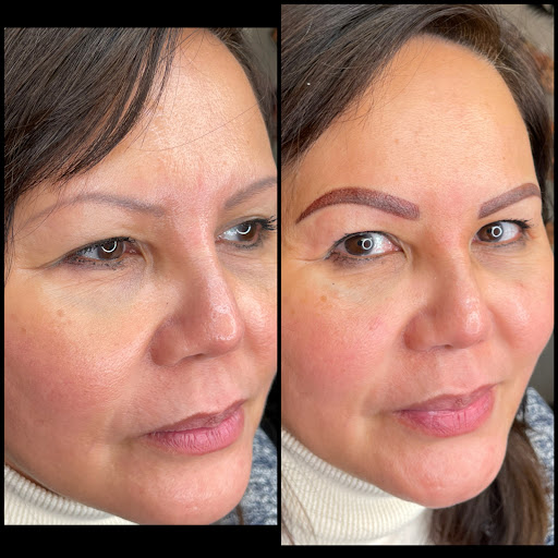 Explore small butterfly tattoo ideas, creative tattoo ideas in Peoria Heights, available at BeautiFULL Brows By Jen Microblading - Permanent Makeup Wild Honey Beauty Studio