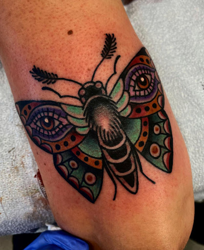 Explore half sleeve tattoo ideas for females, creative tattoo ideas in Gilbert, available at Fifth Estate Tattoo