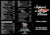 Menu / carte de Sapori Di Pizza Di Cristofari Dario à Zugliano