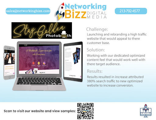 SEO Website Design Pasadena Networking Bizz image