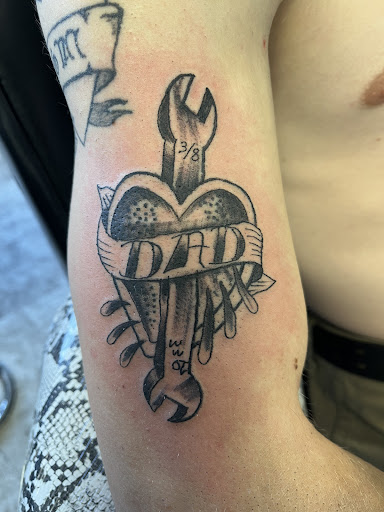 Explore angel forearm tattoo ideas, creative tattoo ideas in Seymour, available at American Gypsy Tattoo Corp.