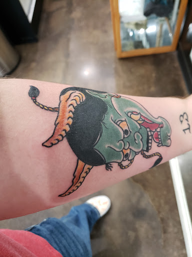 Explore crazy tattoo ideas, creative tattoo ideas in Bryant, available at Goon Tattoo
