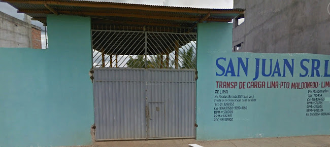 Opiniones de SAN JUAN S.R.L. TRANSPORTE DE CARGA en Tambopata - Servicio de transporte